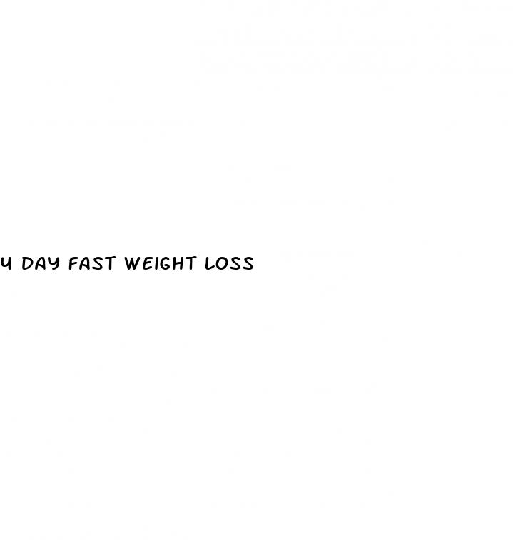 4 day fast weight loss
