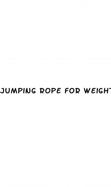 jumping rope for weight loss
