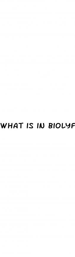 what is in biolyfe keto gummies