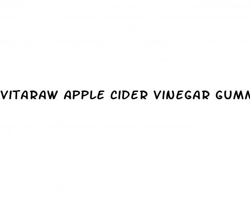 vitaraw apple cider vinegar gummies