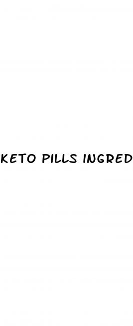 keto pills ingredients