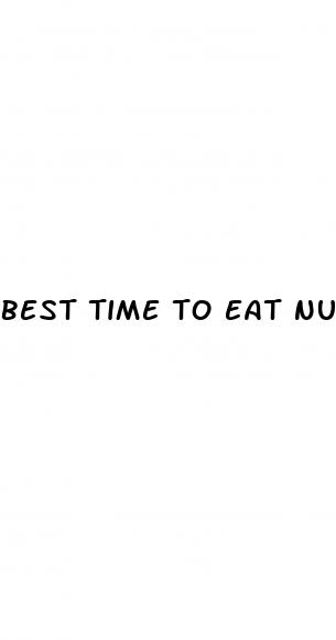 best time to eat nuts for weight loss