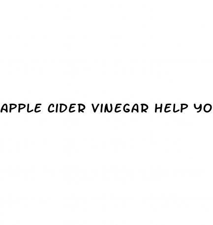 apple cider vinegar help you lose weight