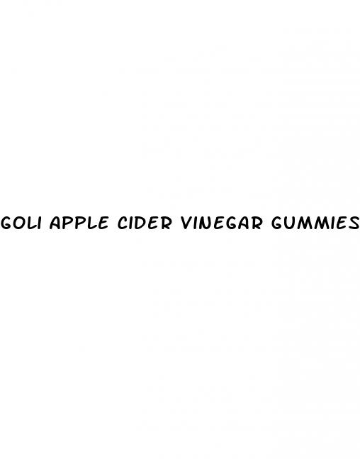 goli apple cider vinegar gummies cholesterol