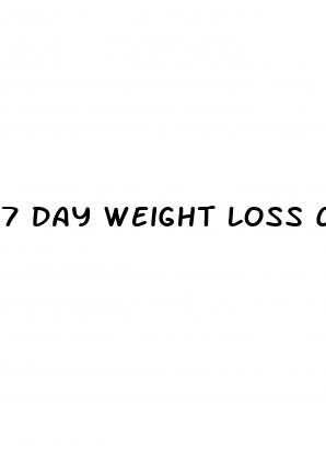 7 day weight loss challenge
