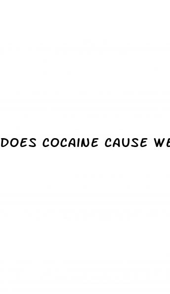 does cocaine cause weight loss