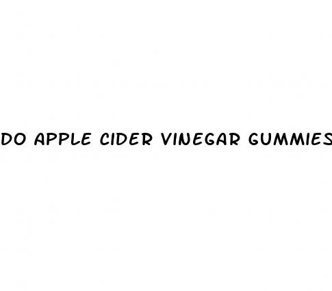 do apple cider vinegar gummies give you energy