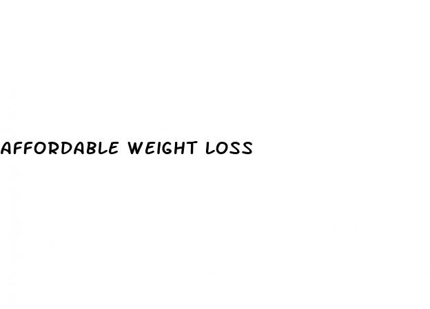 affordable weight loss