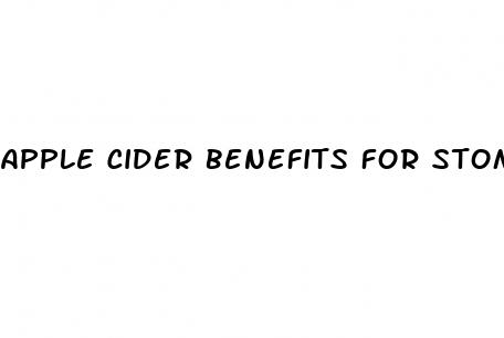 apple cider benefits for stomach