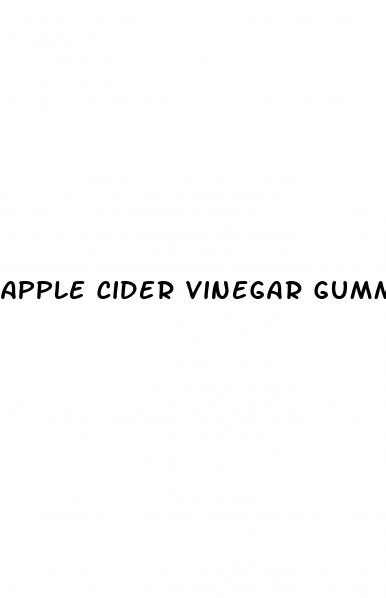apple cider vinegar gummies gerd