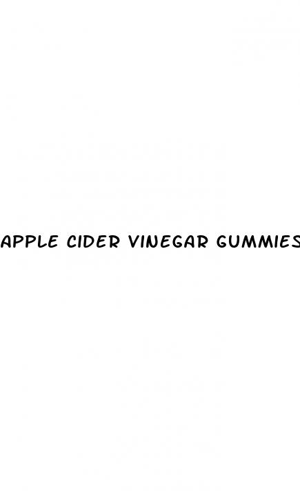 apple cider vinegar gummies kids