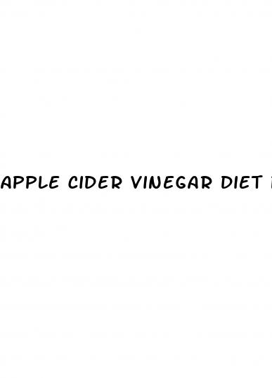 apple cider vinegar diet pills
