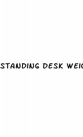 standing desk weight loss