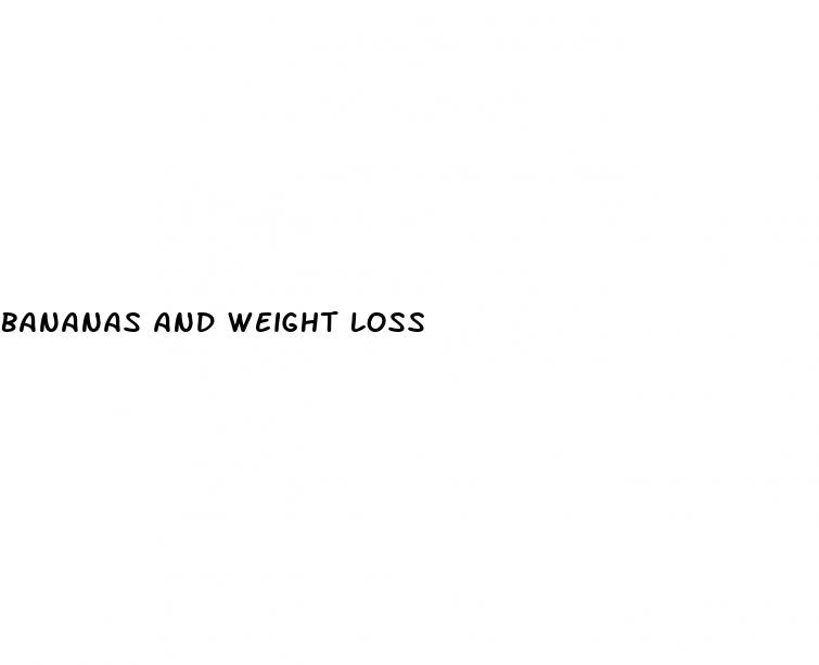 bananas and weight loss