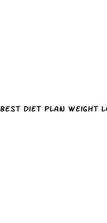 best diet plan weight loss
