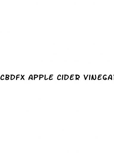 cbdfx apple cider vinegar gummies