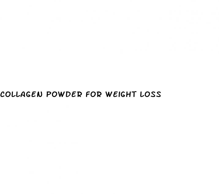 collagen powder for weight loss