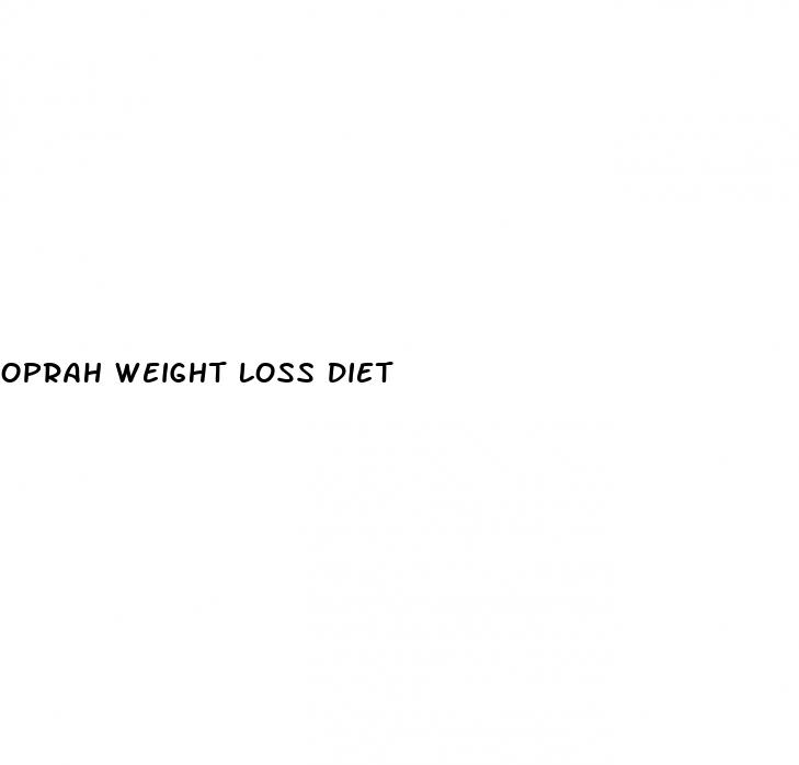 oprah weight loss diet