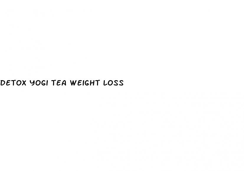 detox yogi tea weight loss