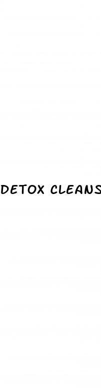 detox cleanses for weight loss