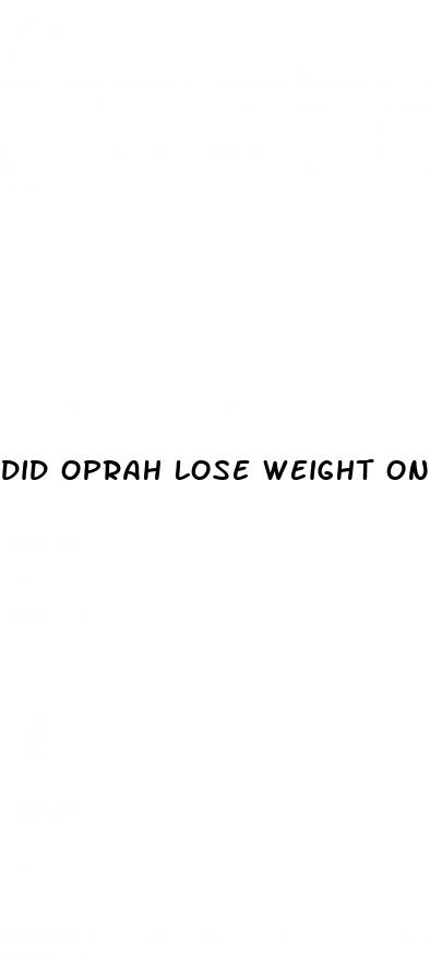 did oprah lose weight on gummies