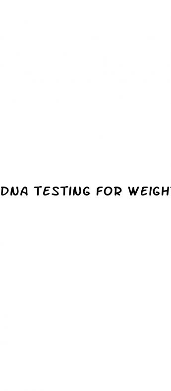 dna testing for weight loss