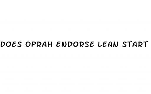does oprah endorse lean start keto