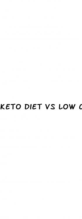 keto diet vs low carb