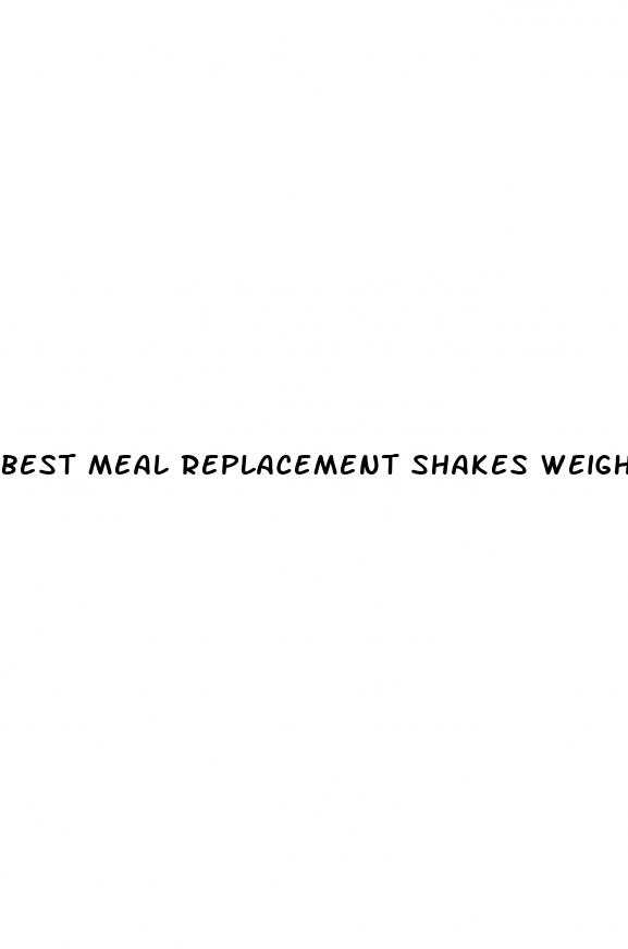 best meal replacement shakes weight loss