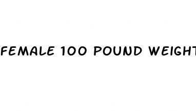female 100 pound weight loss