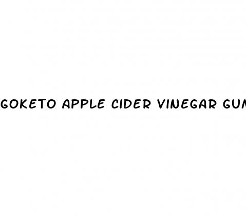 goketo apple cider vinegar gummies