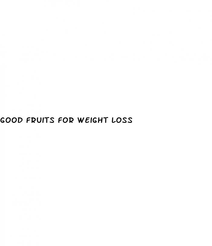 good fruits for weight loss
