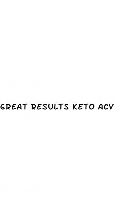 great results keto acv gummies review