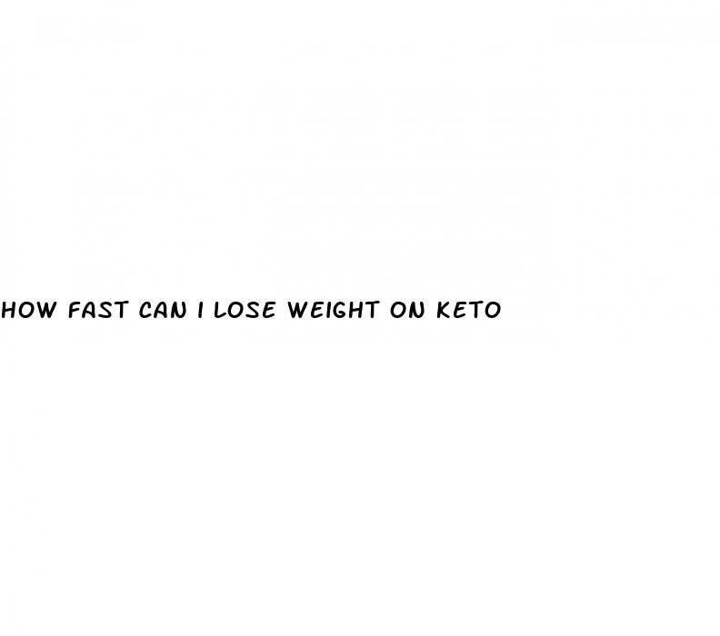 how fast can i lose weight on keto