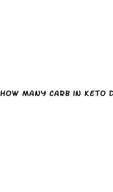 how many carb in keto diet