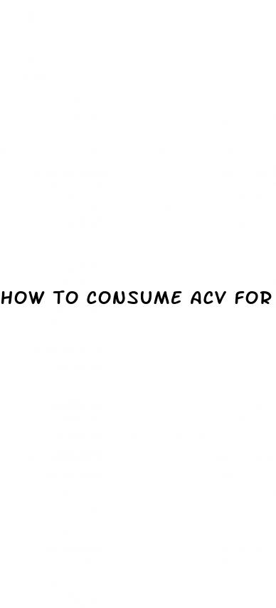 how to consume acv for weight loss