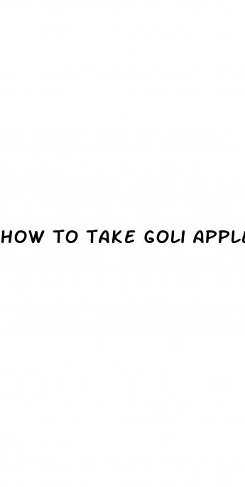 how to take goli apple cider vinegar gummies