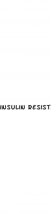 insulin resistance diet plan for weight loss