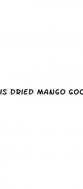 is dried mango good for weight loss