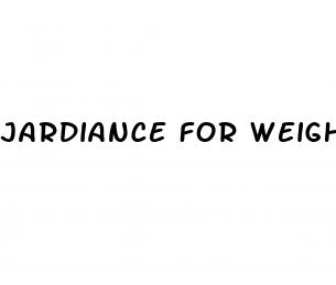 jardiance for weight loss