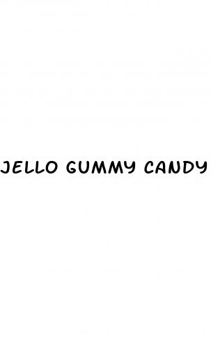 jello gummy candy