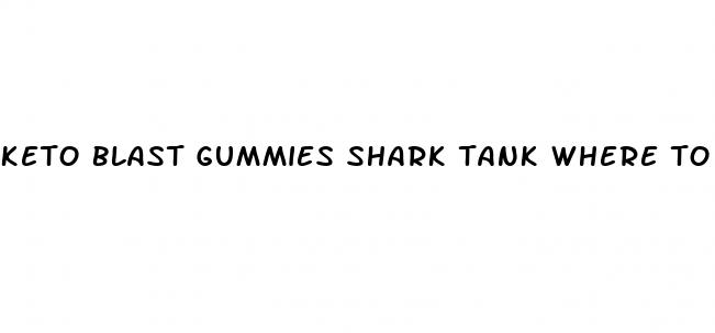 keto blast gummies shark tank where to buy