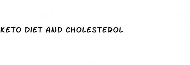 keto diet and cholesterol