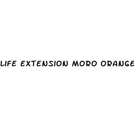 life extension moro orange