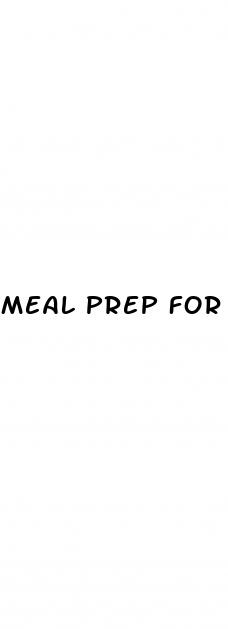 meal prep for weight loss and muscle gain