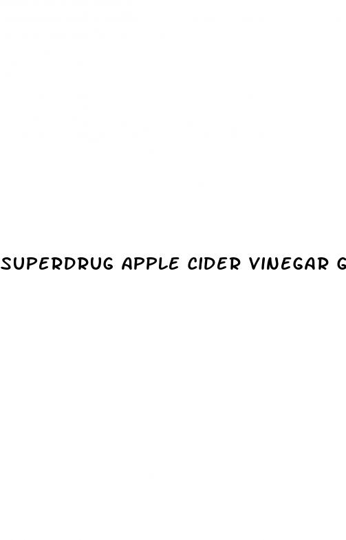 superdrug apple cider vinegar gummies