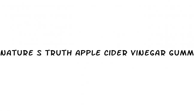 nature s truth apple cider vinegar gummies 400 mg