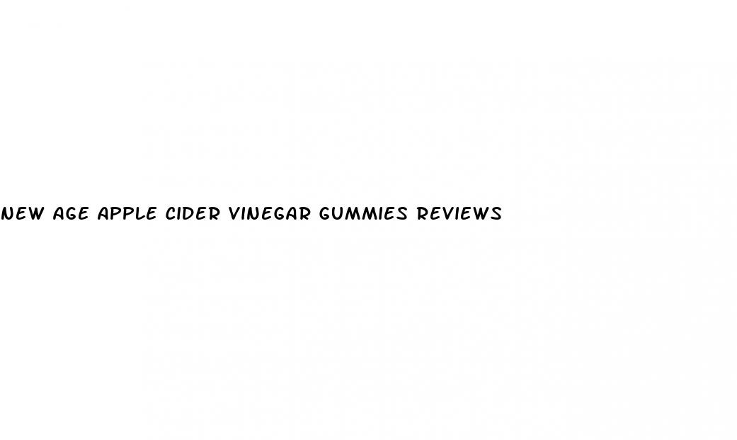 new age apple cider vinegar gummies reviews