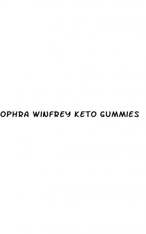 ophra winfrey keto gummies
