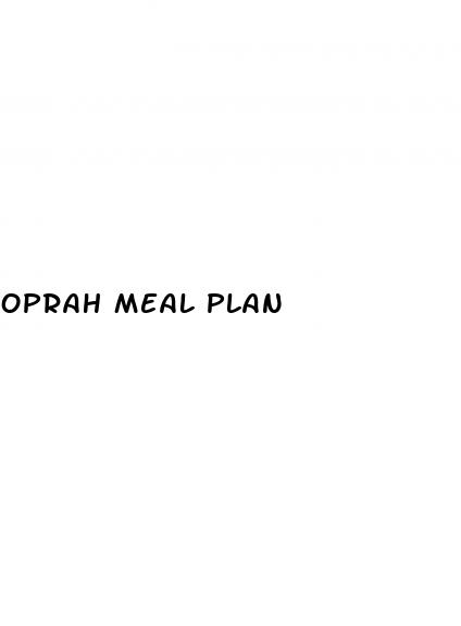 oprah meal plan